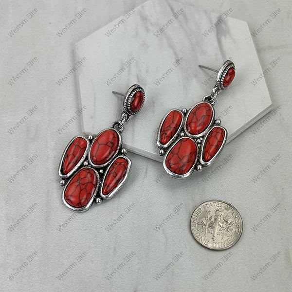 Paw print earrings
