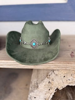 FASHION COWBOY HAT W BAND