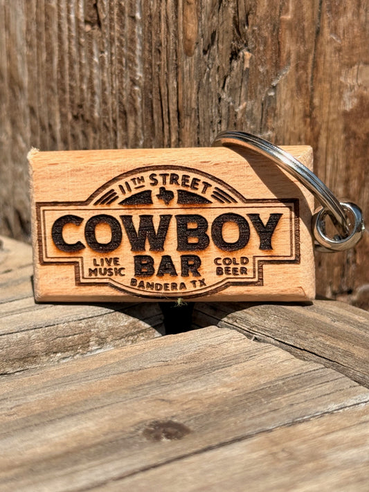 Cowboy Bar KeyChain