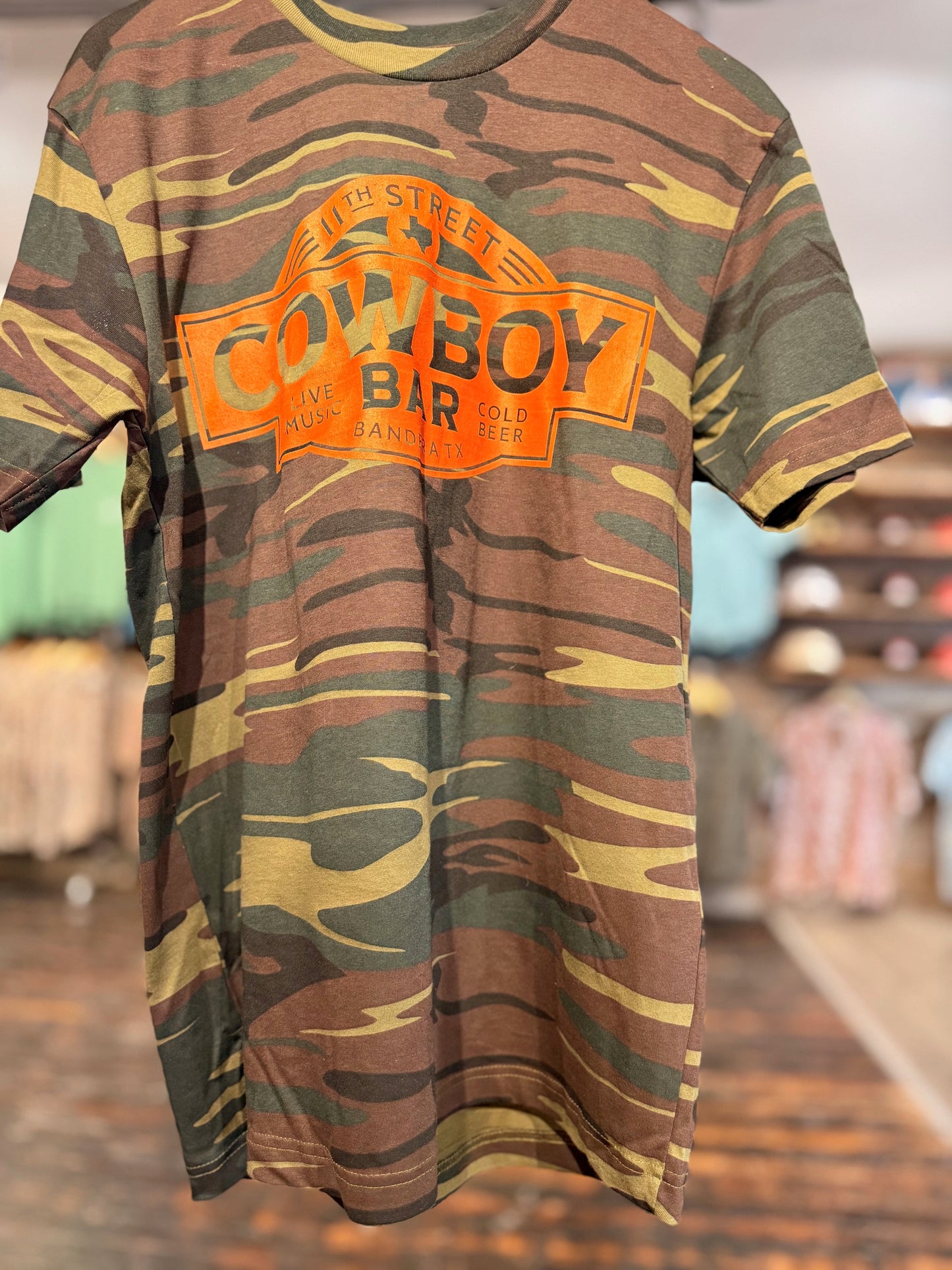 Short Sleeve Biggest Little Honky-Tonk  Logo