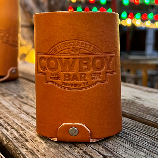 Leather Can Koozie