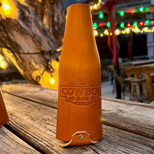 Leather Bottle Koozie