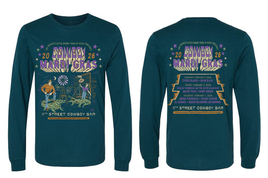 2026 Long Sleeve Mardi Gras T-shirts