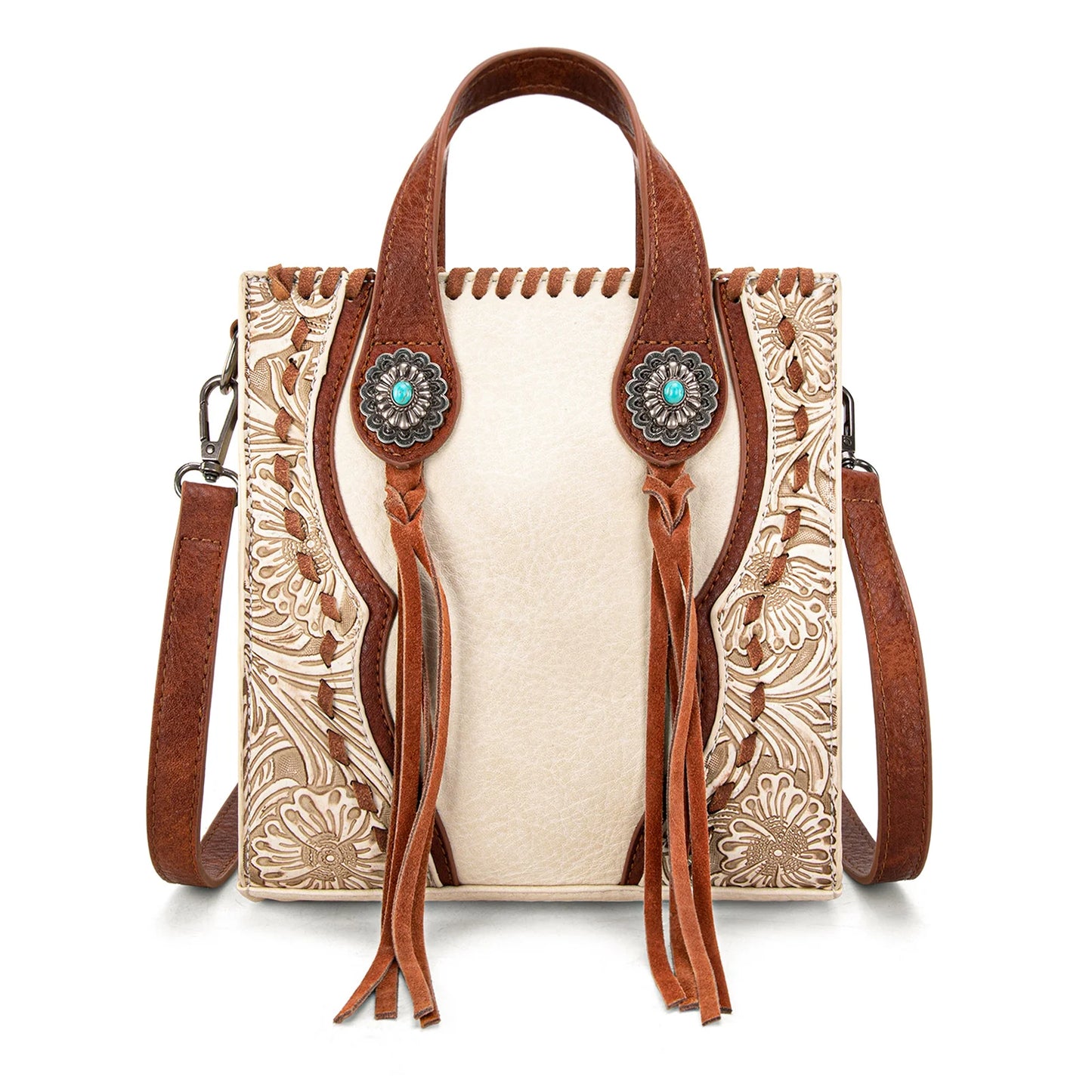 Trinity Ranch Concho Collection Mini Tote/Crossbody