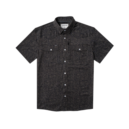 Poncho Western Short Sleeve