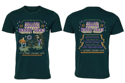 2026 Short Sleeve Mardi Gras T-Shirt