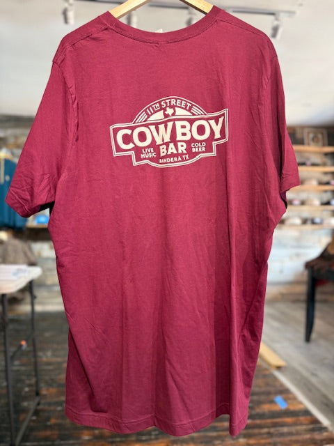 11th Street Cowboy Bar Logo Tee