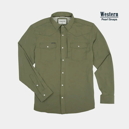 Poncho Western Long Sleeve