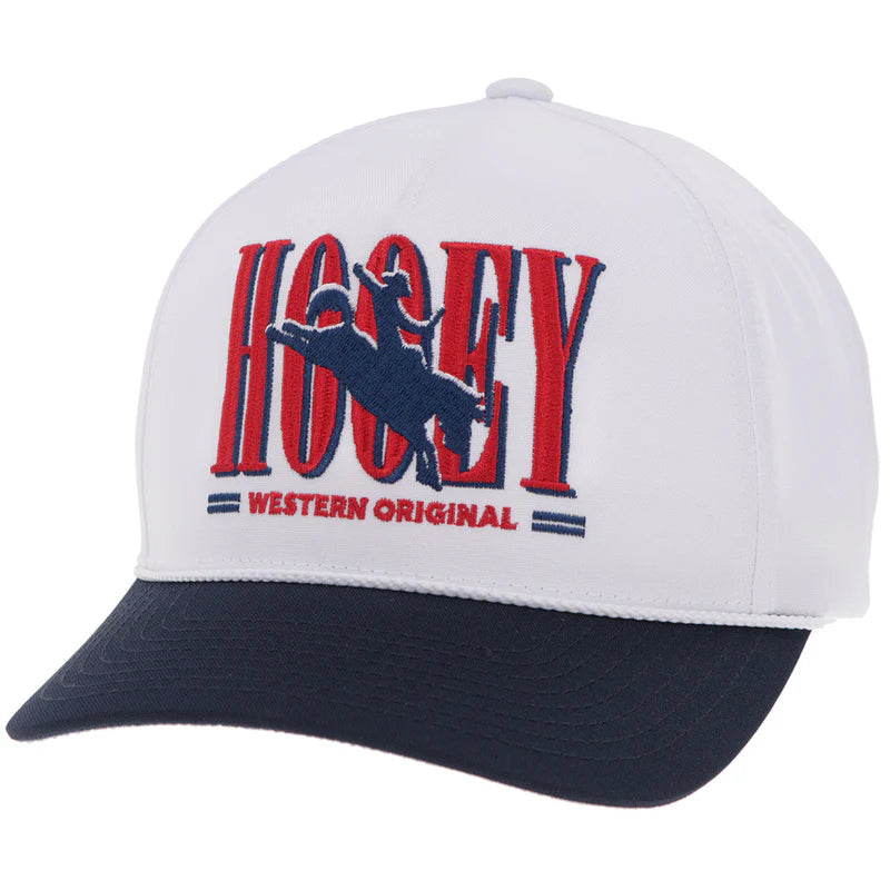 Wild Ride White/Navy/Red OSFA Trucker Hat