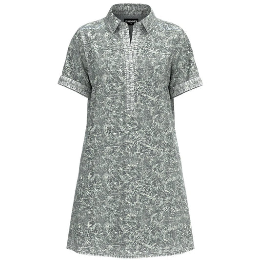 Denali Denim  Chambray Shirt- Ladies Blue/black