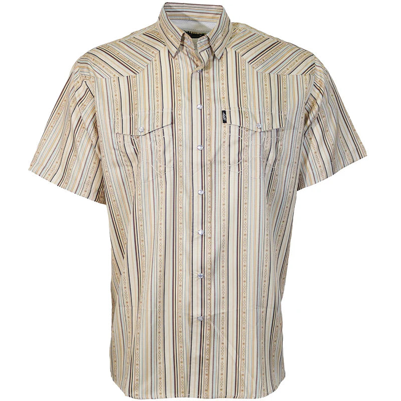 Sol Men's Whitecap Short Sleeve Pearl Snap