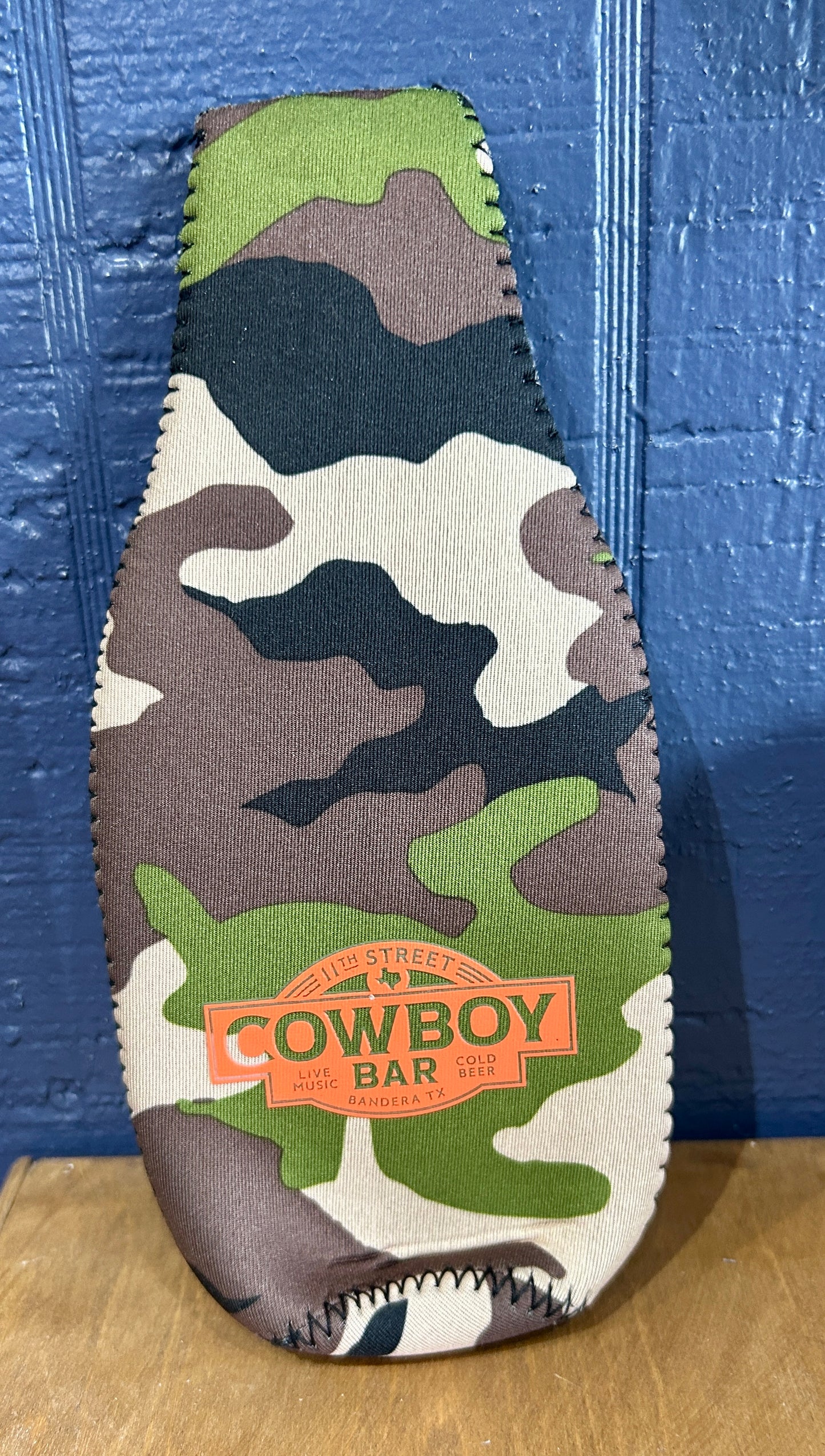 Bottle Koozies - Black, Camo, Hot, Lagoon Blue, Royal, & Puke Green Bottle