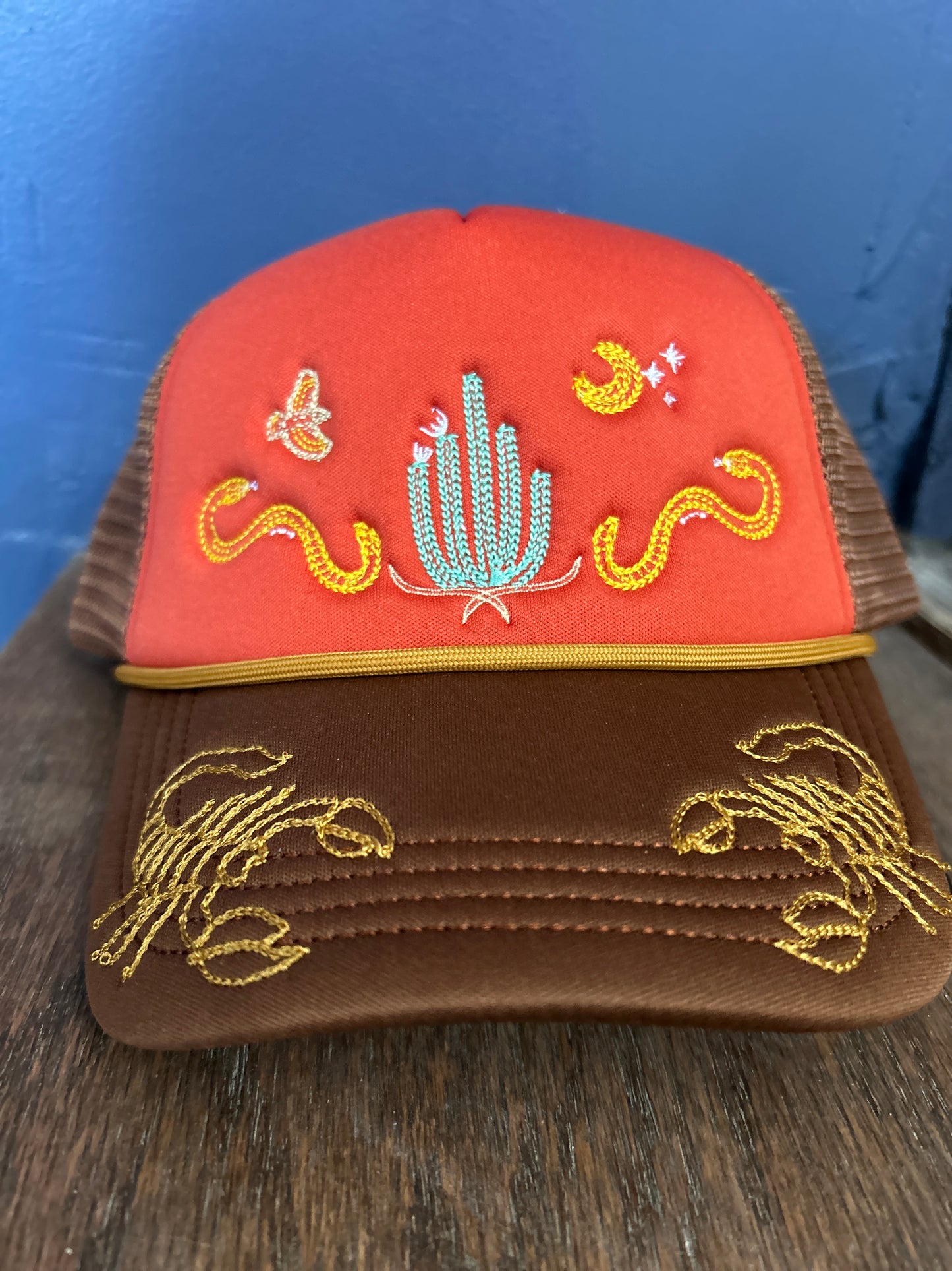 Classic Rock Sonorn Scorpion Chainstitch Trucker Hat