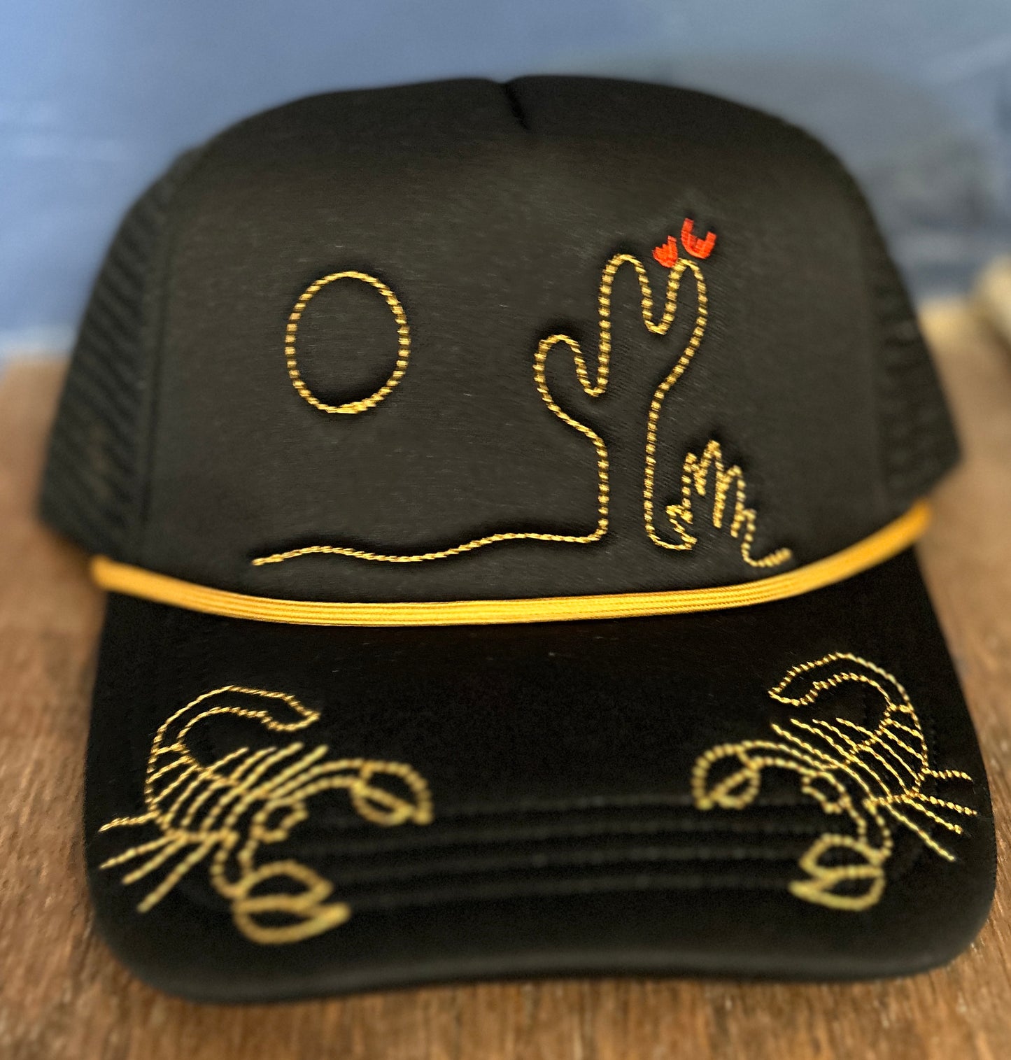 Classic Rock Sonorn Scorpion Chainstitch Trucker Hat