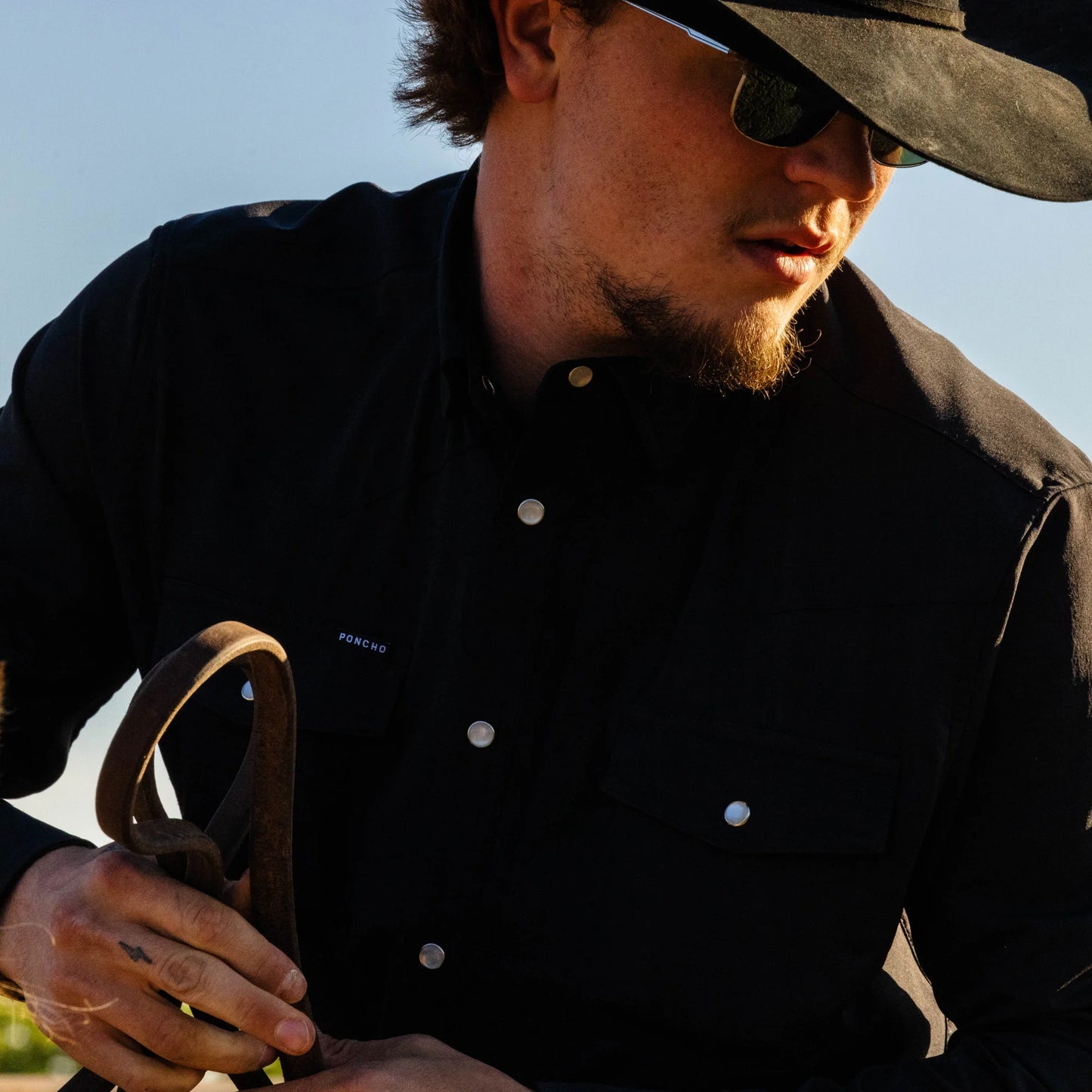 Poncho Western Long Sleeve