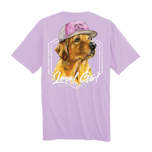 LG Lab in Hat Orchid Short Sleeve Tee