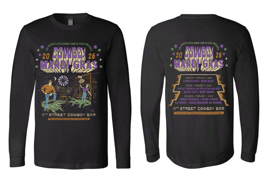 2026 Long Sleeve Mardi Gras T-shirts