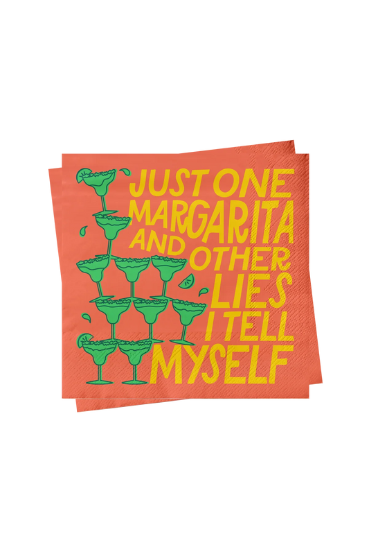 El Arroyo Cocktail Napkins- One Marg/Lies I Tell