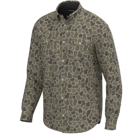 Camo Button Up