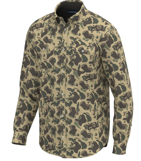 Camo Button Up