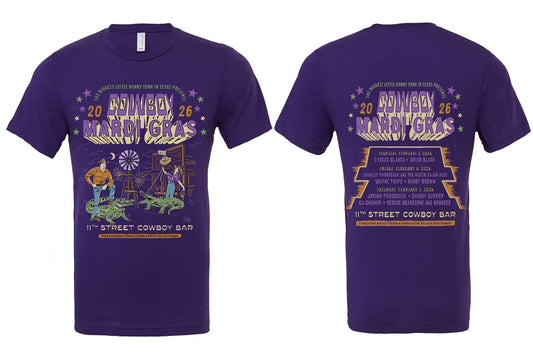 2026 Short Sleeve Mardi Gras T-Shirt