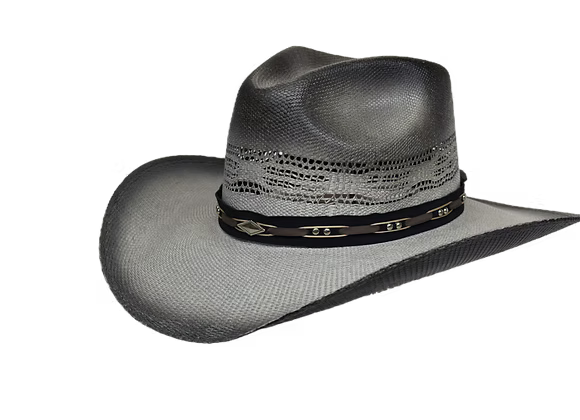 Yellowstone Pinch Front Gray & White Bangora