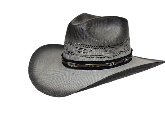 Yellowstone Pinch Front Gray & White Bangora