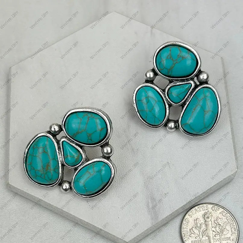Turquoise Stud Earrings
