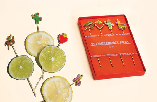 El Arroyo Tex-Mex Enamel Picks