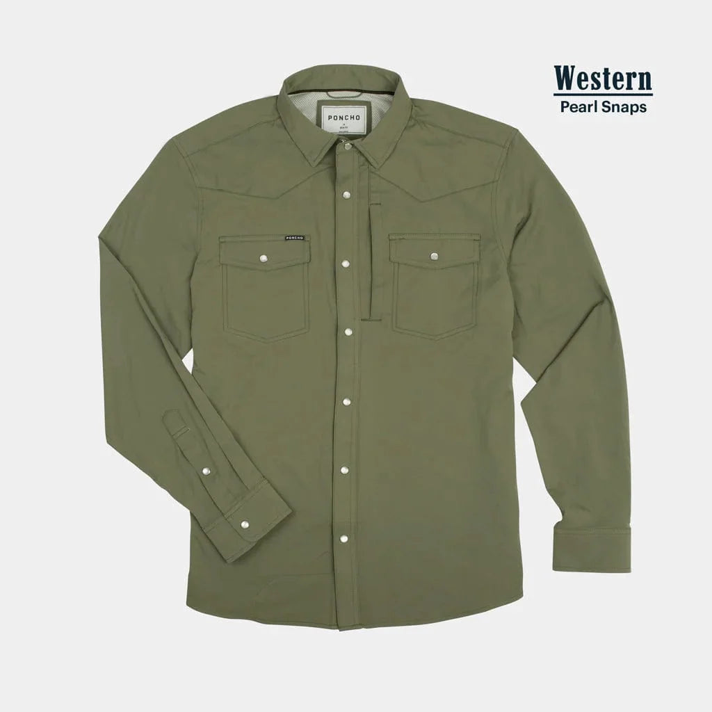 Poncho Western Long Sleeve