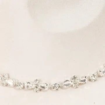 Rhinestone Studded Strap Western Cowboy Hat